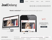 Tablet Screenshot of joeldelane.com